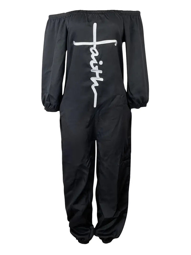 Karina™ Skulderpute Jumpsuit