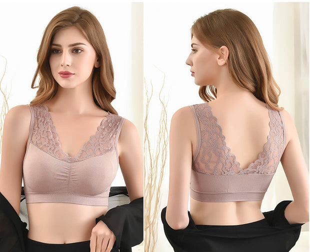 Hanging Elegance™ Bralette med sømløs blonder (1+1 Gratis!)