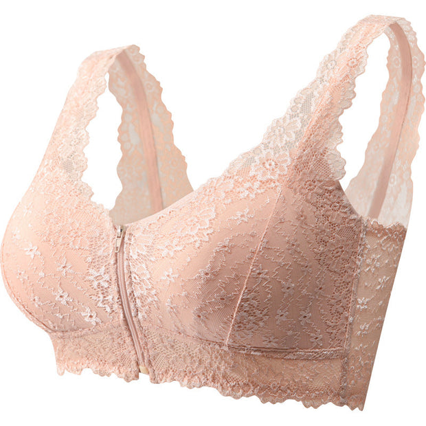 Zip-Up Elegance™ Supersøt bralette med blonder