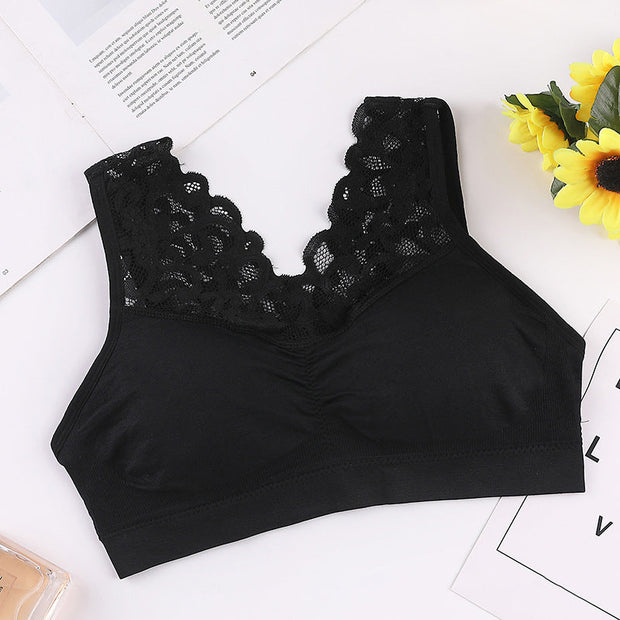 Hanging Elegance™ Bralette med sømløs blonder (1+1 Gratis!)