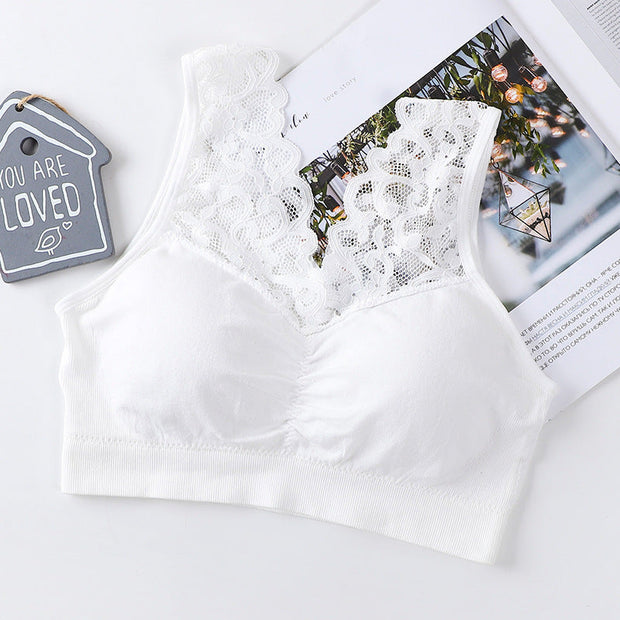 Hanging Elegance™ Bralette med sømløs blonder (1+1 Gratis!)